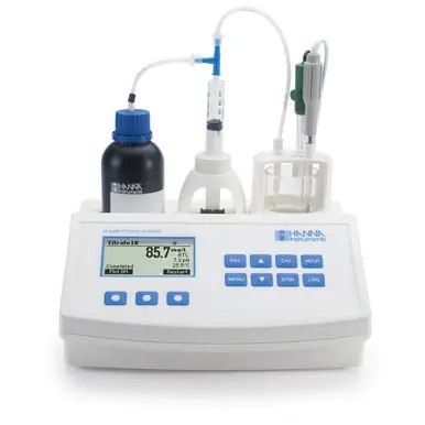 Hanna HI84533U-01 Mini Titrator for Measuring Formol Number in Wine and Fruit Juice