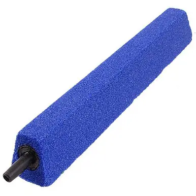 Blue Durable air stone 8" - LOT of 24 - Great for Aquaponics, Hydroponics, Aquarium & Pond