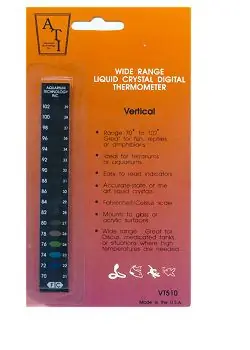 Liquid Crystal HORIZONTAL Digital Thermometers by Aquarium Technologies - Aquarium Technology