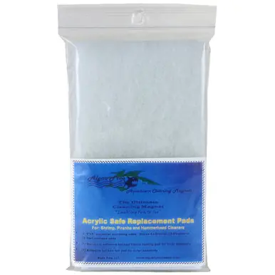 Replacement Pad Kit, SMALL for ACRYLIC Aquariums (Fits Piranha & Hammerhead Magnet Cleaners) - AlgaeFree