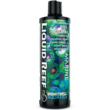 Brightwell Aquatics Liquid Reef - Reef Building Complex for Corals, Clams, 20 Liters / 5.3 gal.