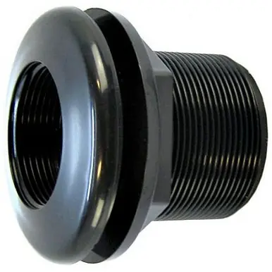 1" Bulkhead, sch. 40, Thread x Slip - Pentair Aquatics