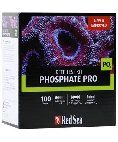 Red Sea Phosphate Pro (PO4) High Definition comparator test kit (100 tests) - incl. professional colorimetric comparator