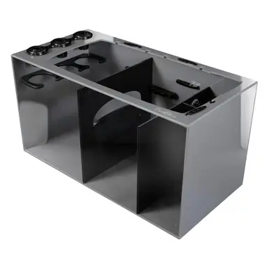 Bashsea SMS-3015 Smart Series Sump, 30 X 15 X 16 in. - Black/Gray