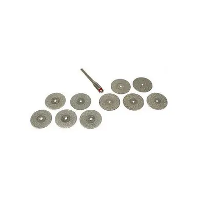 1 5/8" Diamond Coated Cutting Wheel Set, 10 Pcs. - AquaCave
