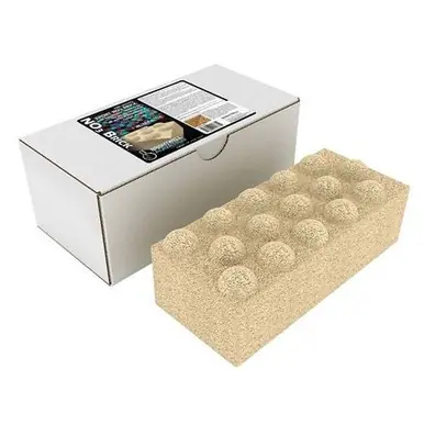 Brightwell Aquatics Xport NO3 Dimpled Brick - Nominal 9" x 4.50" x 2.50"
