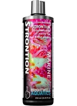 Brightwell Aquatics Strontion - Liquid Strontium Supplement for Reef Aquaria, 500 ml. / 17 oz.