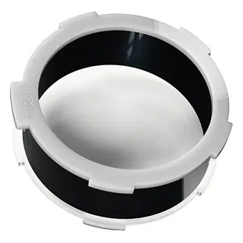 Bashsea I Sea 6 Coral Viewer 6.5 x 6.5 x 2.5 in. - White