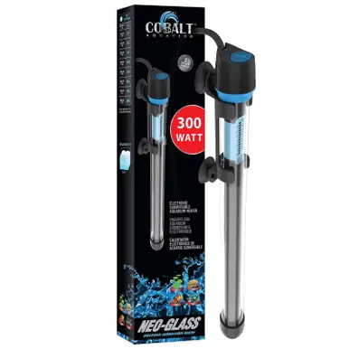 Cobalt Neo-Glass Submersible Aquarium Heater - 300 Watt