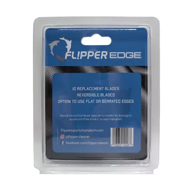 Flipper Edge Standard Acrylic Safe Plastic Blades - 10 Pack