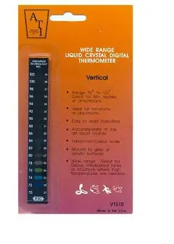 Liquid Crystal VERTICAL Digital Thermometers by Aquarium Technologies - Aquarium Technology