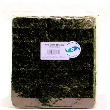 Sea Veggies GREEN Seaweed, BULK 100 sheets. by Two Little Fishes - Two Little Fishies