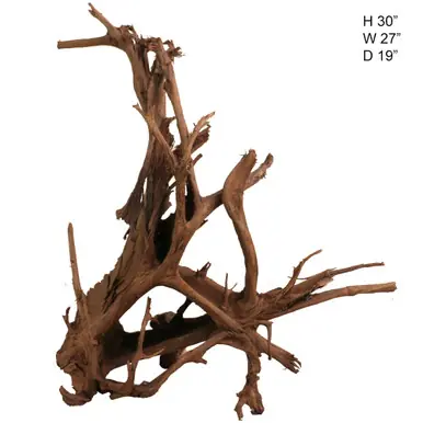 Malaysian Driftwood, Super WYSIWYG 30" x 27" - AquaCave