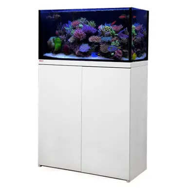 OCTO LUX 48gal Aquarium System with White Cabinet - Reef Octopus