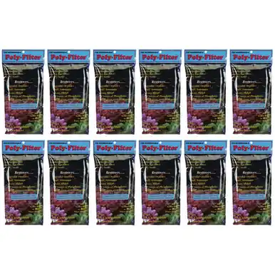 12 PACK - 12 x Poly Bio Marine Poly Filter Pad 4" x 8"