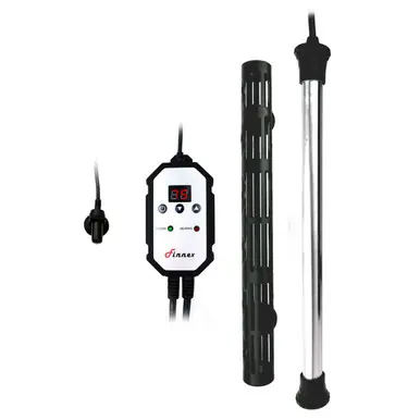 Finnex HMU-400S Titanium Heater With Controller, 400 Watts