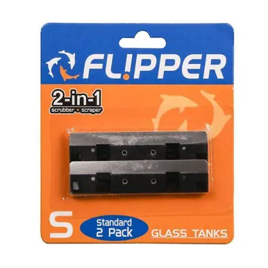 Flipper MAX Replacement Stainless Steel Blade - 2 Pack, Glass Tanks only