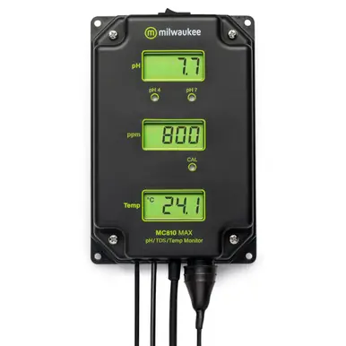 Milwaukee MC810US MAX pH/TDS/Temp Monitor - Milwaukee Instruments