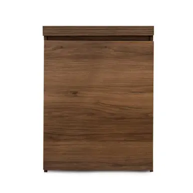 Fluval Visi-White 60P Aquarium Cabinet, 20.6 US Gal / 78 L, Walnut