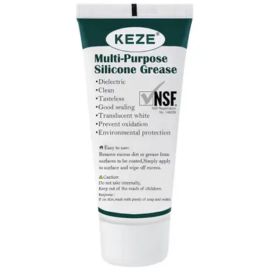 Silicone Grease Waterproof Food Grade Silicone Sealant, 1 oz. - AquaCave