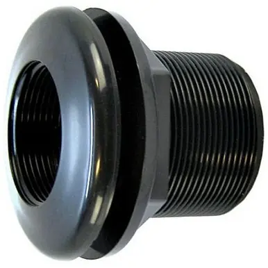 0.5" Bulkhead, sch. 40, Thread x Slip - Pentair Aquatics