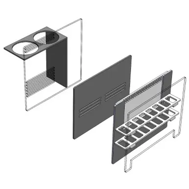 Fiji Cube Sump Baffle Kit - 20 Gallon