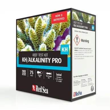 Red Sea Alkalinity Pro - High accuracy Titration Test Kit (75 tests) - incl. professional titrator