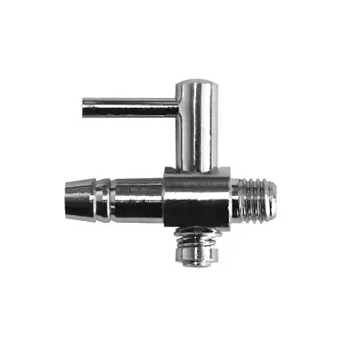 Stainless Steel Pipe Valve, 3/16" Outlet - AquaCave