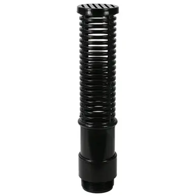 High Capacity Suction Screens, 1.5" Diameter x 9" Tall, Fits 1.5" Threaded Bulkhead - AquaCave