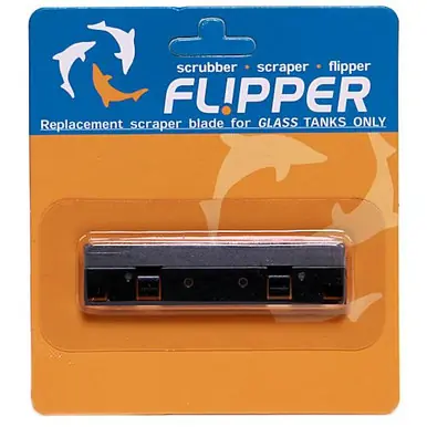 Flipper Replacement Stainless Steel Blade - 2 Pack, Glass Tanks only