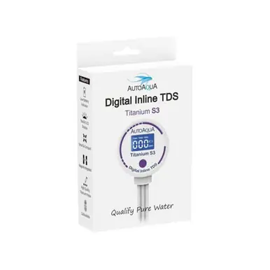 AutoAqua Digital Inline TDS - Titanium S3