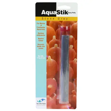 Two Little Fishes AquaStick Aquarium Epoxy, 4 oz. Gray - Two Little Fishies