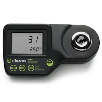 Milwaukee MA887 Digital Saltwater Refractometer with Case - Milwaukee Instruments