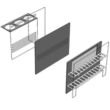 Fiji Cube Sump Baffle Kit - 40 Gallon Breeder