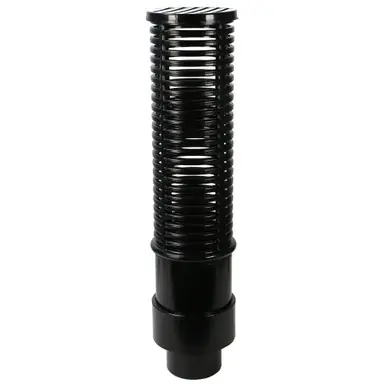 High Capacity Suction Screens, 2.5" Diameter x 12" Tall, Fits 1.5" Slip Bulkhead - AquaCave