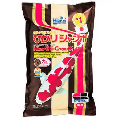 Hikari Hi-Growth KOI Diet Floating Pellet Large 4.4 lbs.