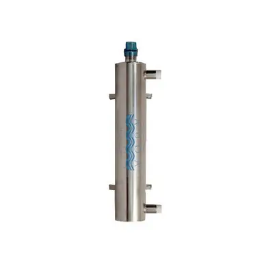 Aqua UV Stainless Steel 25 watt UV Sterilizer, 2" Outlets by Aqua Ultraviolet