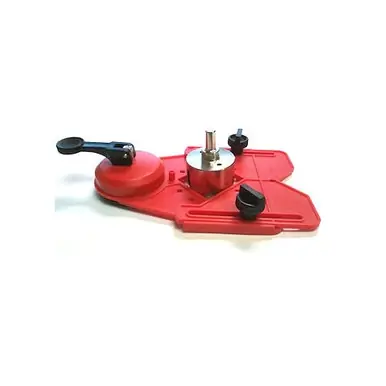 Diamond Glass Bit Guide with Suction Holder - AquaCave