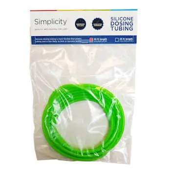 Simplicity Heavy-Duty Silicone Dosing Pump Tubing - Green - 10 ft.