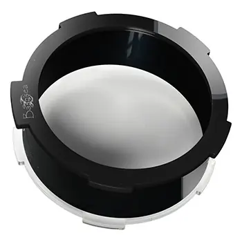 Bashsea I Sea 6 Coral Viewer 6.5 x 6.5 x 2.5 in. - Black