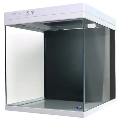 JBJ 10 gal. Cubey Aquarium - White