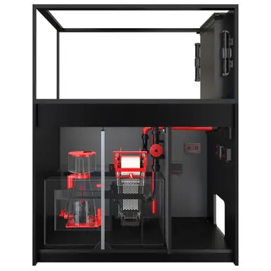 Red Sea REEFER Peninsula 500 G3, 108 Gal. Aquarium Kit, Black