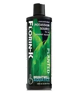 Brightwell Aquatics Florin-K Potassium Source Fertilizer for Planted Fresh Water Aquaria, 500 ml. / 17 oz.
