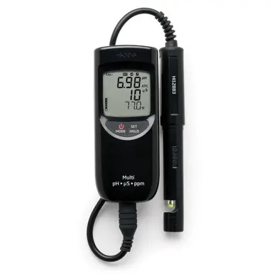 Hanna HI991300 Portable Waterproof pH/EC/TDS Meter (Low Range) - Hanna Instruments