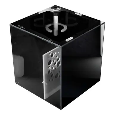 Bashsea SS-Mano Signature Series Sump, 14 x 14 x 15 in. - White/Black