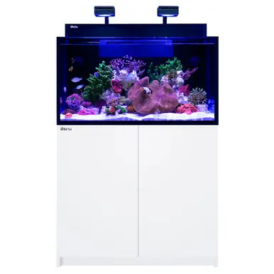 Red Sea Max Nano XXL G2 Aquarium with 2 ReefLED 50 - Inc White Cabinet