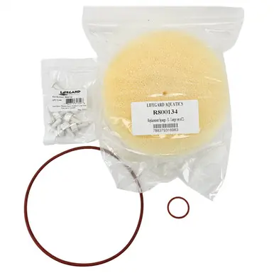 Lifegard Replacement Sponges, Nylon Screws, O-Rings for Large Side Flow Reactor