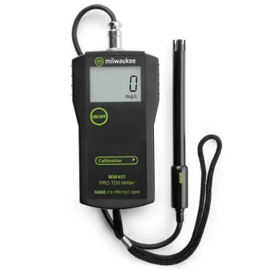 MW401 TDS Meter, Range: 0 1990 ppm With ATC by Milwaukee Instruments