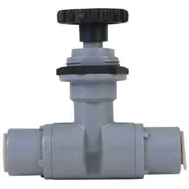 Precision Needle Valve with 3/8"John Guest Style Fittings - AquaCave