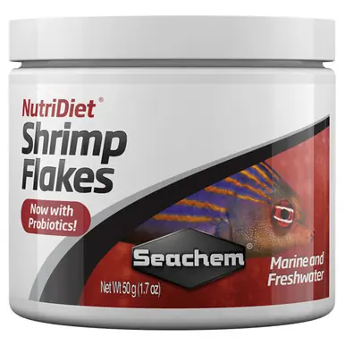 Seachem NutriDiet Shrimp Flakes w/ Probiotics 50g